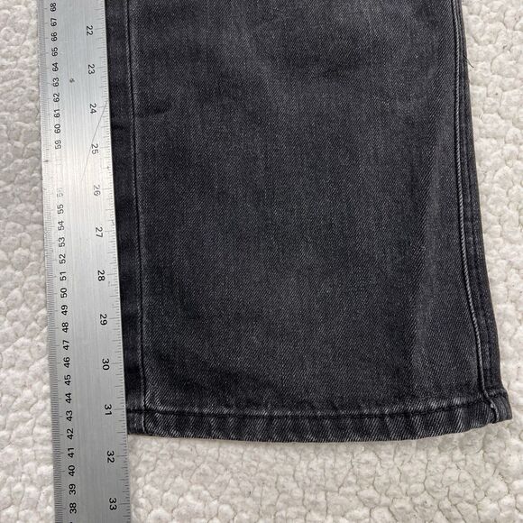 Judy Blue 90s Straight Jeans 9 (31x31.5) Black High Rise Grunge Streetwear - Picture 13 of 15